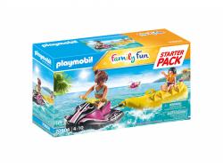 Playmobil Family Fun - Pack Scooter des mers et banane flottante (70906)
