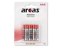 Battery Arcas Alkaline Micro AAA (4 pieces)