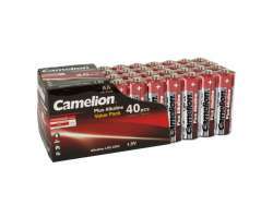 Pack de 40 piles Camelion Alcaline LR6 Mignon AA