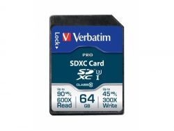 Verbatim-PRO-Flash-Speicherkarte-64GB-SDXC-Cl10-47022