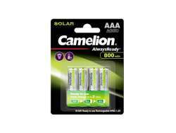 Pack de 4 piles rechargeables Camelion Always Ready Micro AAA 800mAh