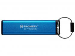 Kingston IronKey Keypad 200C 256GB (USB-C 3.2 Gen 1) Blue IKKP200C/256GB