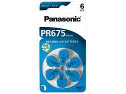 Panasonic-Batterie-Zinc-Air-Hearing-Aid-675-14V-Blister-6-Pack