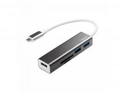 LogiLink USB-C 3.0 HUB 3 ports + lecteur de carte (UA0305)