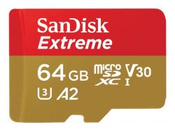 SanDisk-Extreme-MicroSDXC-64-GB-Adapter-CL10-UHS-I-U3-SDSQXAH-06