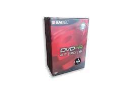 EMTEC DVD-R 4,7GB 16x - 5 Pack DVD-Box