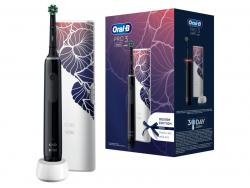 Oral-B-Pro-3-3500-Black-with-travel-case-Floral-Design-Edition