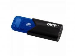 Clé USB 32GB EMTEC B110 Click Easy (Bleu) USB 3.2 (20MB/s)