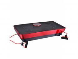 Fitness Body Magnetic Therapy Vibration Plate + Music 73cm (Schwarz-Rot)