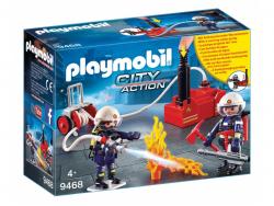 Playmobil City Life - Feuerwehrmänner mit Löschpumpe (9468)