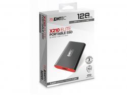 EMTEC SSD 128GB 3.2 Gen2 X210 SSD Portable Retail ECSSD128GX210