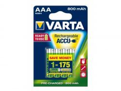 Varta-Akku-Micro-AAA-NiMH-800mAh-Blister-1-2V-4er-Pack-56703