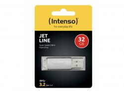 Intenso Jet Line Aluminium 32GB USB Flash Drive 3.2 Gen 1x1 Silver 3541480