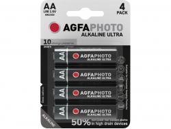 AGFAPHOTO Batterie Ultra Alkaline Mignon AA (4-Pack)