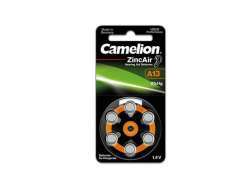 Hearing Aid Battery Camelion Zinc-Air A13 0% Mercury/Hg orange (6 pcs)