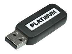 USB FlashDrive 64GB Platinum Slider 3.0