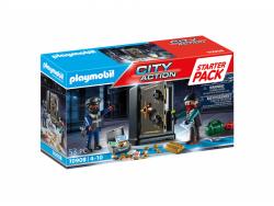 Playmobil-City-Action-Policier-avec-cambrioleur-de-coffre-fort
