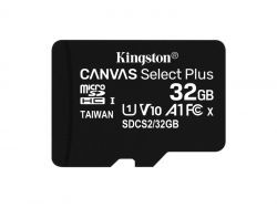 Kingston MicroSDHC 32GB Canvas Select Plus SDCS2/32GB-2P1A