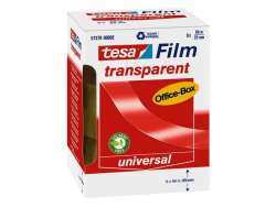 Tesa Film Transparent for Desk Dispenser (6 pcs 66m x 25mm) (57379)