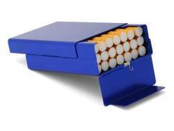 Etui pour cigarettes - Aluminium (Bleu)