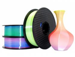 Gembird Filament, PLA Silk Rainbow,  1.75 mm, 1 kg - 3DP-PLA-SK-01-BG