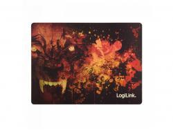 Logilink Ultra thin Glimmer Gaming Mousepad, wolf design (ID0141)