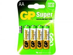 Battery GP SUPER LR06 Mignon AA (4 Pcs) 030.15AC4