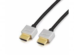 Câble HDMI™ haute vitesse, f. mâle - f. mâle, 4K, Ether., doré, 10,0 m