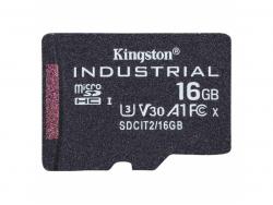Kingston microSDHC 16GB Industrial 100MB/s SDCIT2/16GBSP