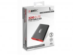 EMTEC SSD 1TB 3.2 Gen2 X210 Dysk SSD Portable Retail ECSSD1TX210