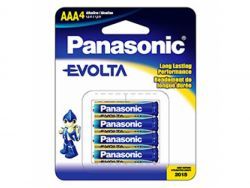 Panasonic Alcaline Micro AAA LR03 1.5V (Pack de 4 piles) LR03EGE/4BP