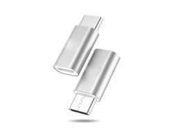 USB Type-C - USB Micro Adapter (Silber)