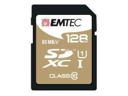 SDXC 128GB Emtec CL10 EliteGold UHS-I 85MB/s Blister