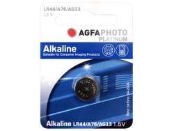 AGFAPHOTO Batterie Alkaline LR44/AG13 1.5V Blister (1-Pack) 150-803470