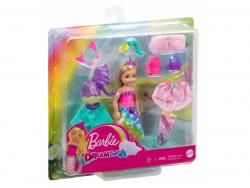 Mattel Poupée Barbie Dreamtopia Chelsea 3en1 GTF40