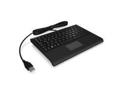 KeySonic Mini Tastatur USB ACK-3410 Tastatur 80 Tasten 60377