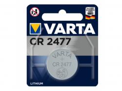Varta Battery Lithium, Knopfzelle, CR2477, 3V , Retail Blister (1-Pack)