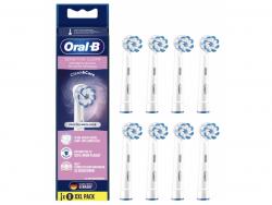 Oral-B Sensitive Clean Brush Heads Pack of 8 White 410744