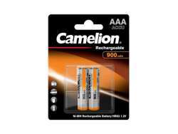 Pack-de-2-piles-rechargeables-Camelion-AAA-Micro-900mAH