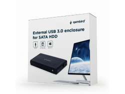 Gembird Extern. USB 3.0 Festplattengehäuse für 3.5 SATA Laufwerke EE3-U3S-3