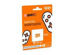 EMTEC 512GB microSDXC UHS-I U3 V30 Gaming Memory Card (Pomaranczowy)