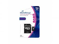 MediaRange MicroSD Card 64GB Cl.10 w/Ada. MR955