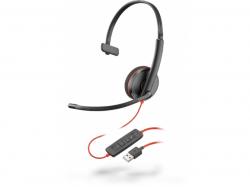 Poly Headset Blackwire C3210 monaural USB-A Schwarz - 209744-104