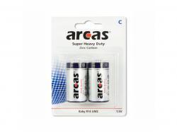 Battery ARCAS Super Heavy Duty Baby C LR14 (2 Pcs.)