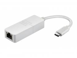 D-Link DUB-E130 - Verkabelt - USB Typ-C - Ethernet -Weiß DUB-E130