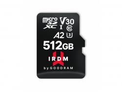 GOODRAM IRDM microSDXC 512GB V30 UHS-I U3 + adapter IR-M2AA-5120R12