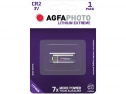 AGFAPHOTO Batterie Lithium, Photo, CR2, 3V - Retail Blister (1-Pack)