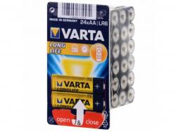 Varta Batterie Alkaline, Mignon, AA, LR06, 1.5V Longlife, Big Box (24-Pack)