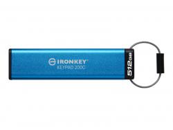 Kingston 512GB USB-C Flash IronKey Keypad 200C Blue IKKP200C/512GB