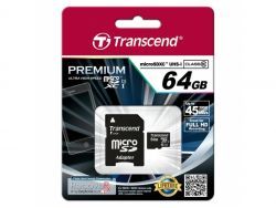 Transcend-MicroSD-SDXC-Card-64GB-UHS1-w-Adapter-TS64GUSDU1